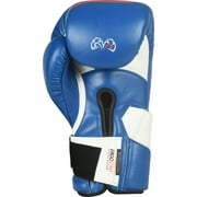 RIVAL Boxing RS2V 2.0 Super Pro Hook and Loop Sparring Gloves - 18 oz. - Blue