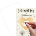 thumbnail image 2 of Gender Announcement Card With Heart Scratch Off Sticker And Matching Envelope, 2 of 9