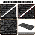 thumbnail image 5 of 44 Pcs 12" Dark Gray Stone Style Interlocking Deck Tiles   DIY Quick-Install Flooring for Porch  Poolside & Backyard, 5 of 9