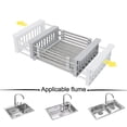 thumbnail image 3 of Secador de platos expandible, escurridor de platos expandible. Ampliable encima del fregadero con ajustable M Rojo Verde Cocina, Decoración y Otros, 3 of 5