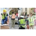 thumbnail image 2 of High Visibility Reflective Safety Vest Reflective Vest Multi-Pocket Work Clothes Security Work Clothes Day and Night Motorcycle Riding Warning Safety Vest, 2 of 7