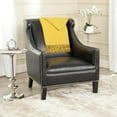 thumbnail image 2 of Safavieh MCKINLEY LEATHER CLUB CHAIR - SILVER NAIL HEADS, 2 of 2