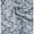 thumbnail image 1 of Soimoi Blue polyester Crepe Fabric Crabs Ocean Print Fabric by Yard 42 Inch Wide, 1 of 6