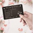 thumbnail image 4 of Engraved Wallet Insert Card Love Note Wallet Insert Stainless Steel Inspirational Encouragement Card Gifts DIY, 4 of 6