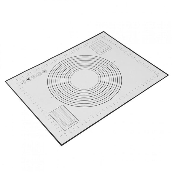 Baking Dough Mat, Non-Stick Silicone Dough Mat, Pastry Mat, Healthy Kneading Mat, Non-Slip Pizza Mats Placing Mats For Counter Mats Pastry Mats 60x80x0.4cm Black