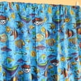 thumbnail image 2 of Cotton Curtain Animal Print 58 Inch Wide Fish Aquarium Dark Blue, 2 of 3