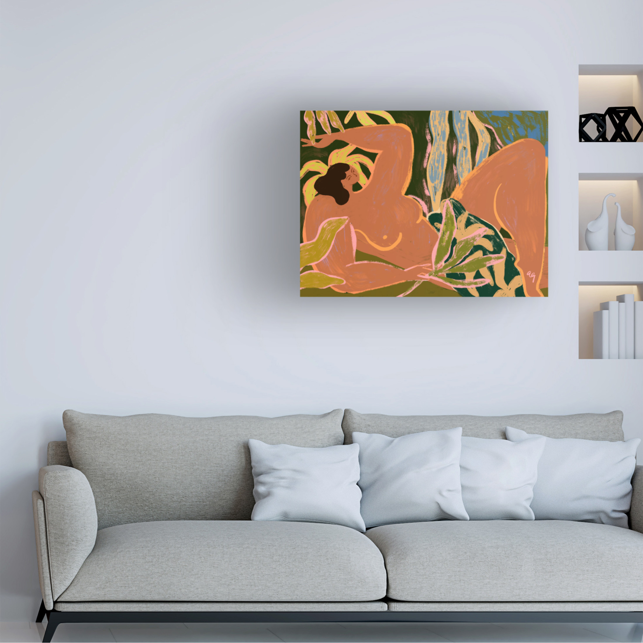 Arty Guava 'Lazy' Canvas Art