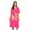 Fuchsia - Dream Big, variant on Just Love Short Sleeve Nightgown Oversized Screen Print Sleep Dress for Women (Aqua - I Love Jesus, X-Large)