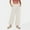 Beige, variant on Wide Leg Pants Sevevn Women Solid Color Cotton And Linen Pocket Elastic Waist Loose Casual Wide Leg Pants Lounge Pants Women