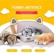 thumbnail image 5 of Juguete de peluche de gatos Sidaley simulación eléctrica con sonido color Gris, 5 of 6