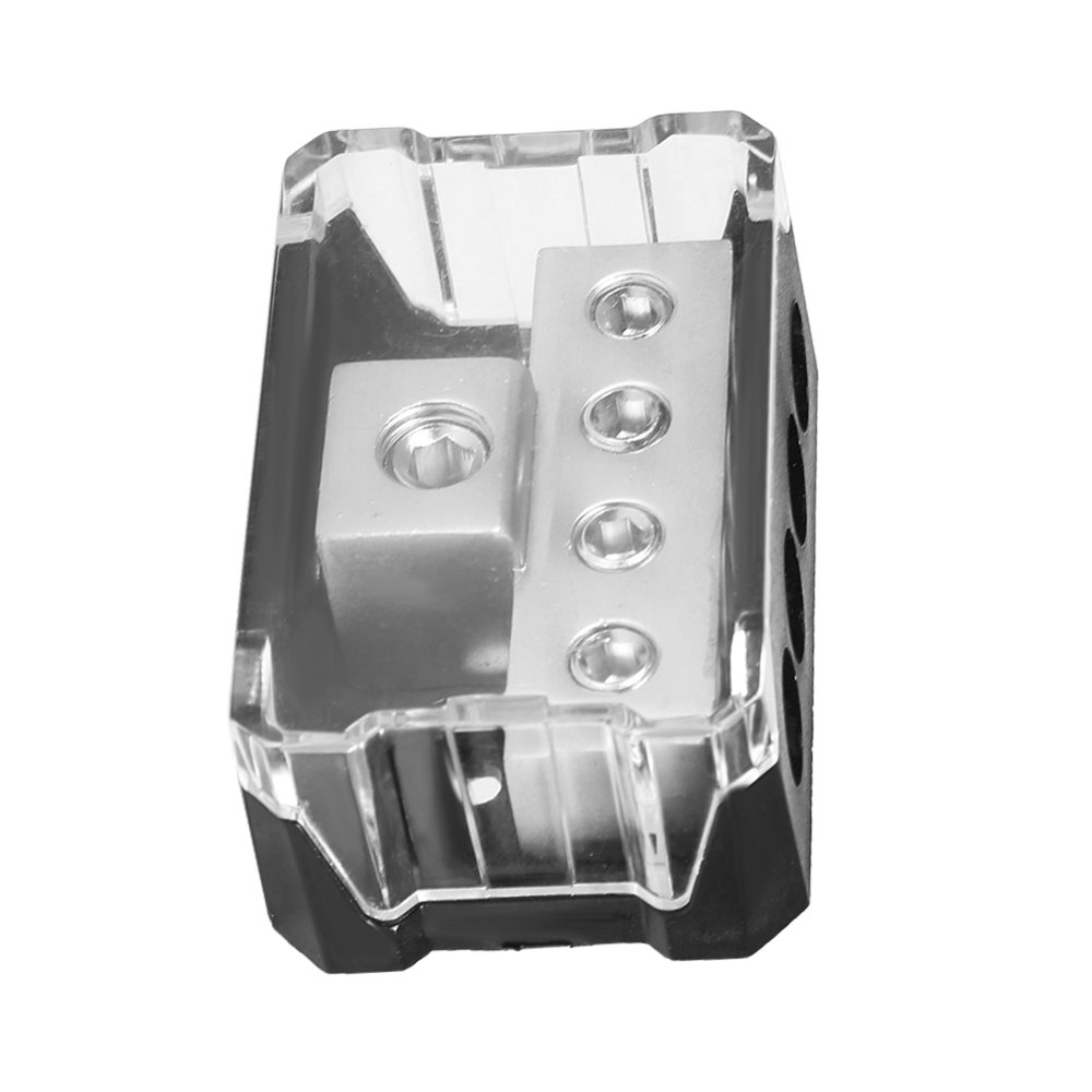 Mgaxyff Car Audio Power Supply Distribution 1*0GA In 4*4GA Out Block