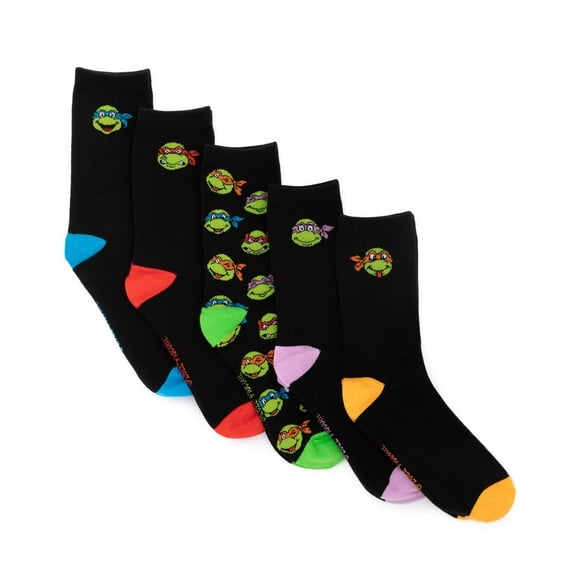 Teenage Mutant Ninja Turtles Chaussettes Adultes (Lot de 5)