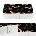 thumbnail image 4 of Bats Portable PU Leather Jewelry Box with Removable Compartment, Bracelet Holder, and Jewelry Display, 4 of 6