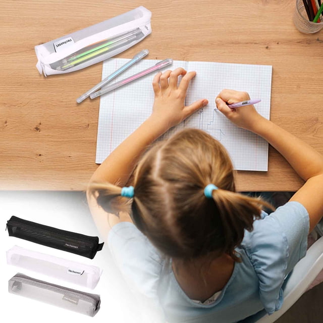 Ganfancp Estuche para Lápices Bolsa para Lápices de Gran Capacidad Bonita Bolsa de Almacenamiento para Estudiantes Material Escolar Papelería Liquidación 1X Estuche para Bolígrafo