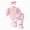 R001-Pink, variant on NOLDARES Baby Girl Clothes Toddler Infant Fall Winter Outfits Romper Newborn 0 3 6 9 12 18 24 Months Girls’ Clothing Set(Light Purple,0-3 M)