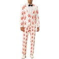 thumbnail image 2 of INSPIRE CHIC Christmas Printed Sports Coats for Men's Graphic Party Costume Blazers, 2 of 4