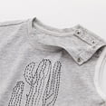 thumbnail image 3 of Gyratedream Baby Boys Cotton Cartoon Dinosaur Plant Printed Vest T-shirt, 2 Pack, Basic Sleeveless Shirt Tops for Toddler Kids 9M-4T, 3 of 12