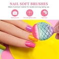 thumbnail image 4 of 2pcs Soft Nail Art Dust Powder Remover, Mermaid Shape Nail Art Dust Cleaner Brush Makeup Powder Blush Brush Multifunction Brush for Acrylic and Makeup, 4 of 5