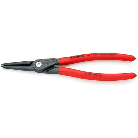 UPC: 0843221000981 | Knipex 48 11 J3 SBA Internal Straight Precision Retaining Ring Pliers 9-Inch