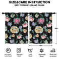 thumbnail image 2 of Blackout Kids Curtains,Pioneer Flower Floral Print Pattern Childrens Insulated Curtains Set Of 2,Bedroom Essentials,Toddler Room Decor 42"x54", 2 of 5
