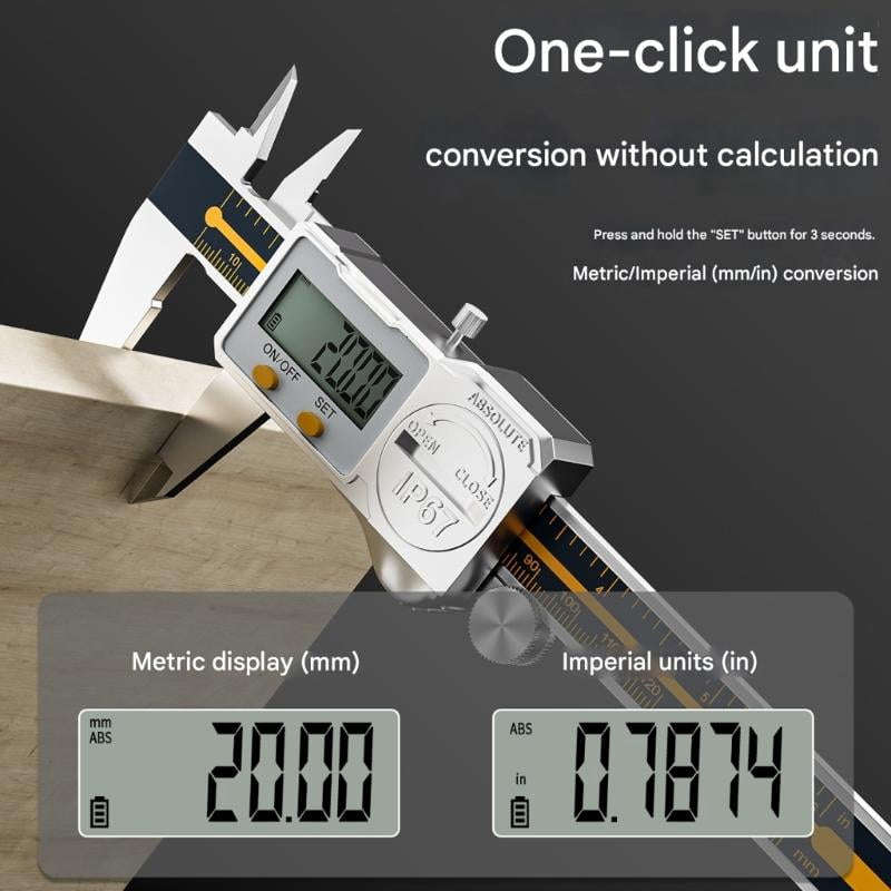 CEORPER Digital Caliper 150mm Electronic Vernier Caliper Micrometers Digital Rulers