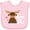 AD-Pink, variant on Inktastic It Moose Be Love with Cute Moose Boys or Girls Baby Bib