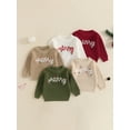 Toddler Baby Boy Girl Christmas Sweater Merry Letter Light String Long