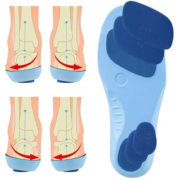 ZCSupination and Pronation Correction Insoles for Men Women Kids Toddlers, Adjustable Corrective Inserts for Over Supination and Overpronation