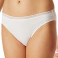 thumbnail image 4 of SCHIESSER Bragas de mujer, paquete de 6 - 6Pack Rio Slip, Stretch Cotton, liso Negro/gris/blanco L (Large), 4 of 7