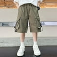 Boys' Shorts Summer Children's Overalls Medium Shorts Summer Children's