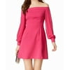 Jill Stuart Women's Dress Off-The-Shoulder A-Line Pink 10