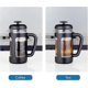 thumbnail image 4 of French Press Coffee Tea Maker Borosilicate Glass Soft Grip Handle Black for Coffee 12 oz (350 ml), 4 of 5