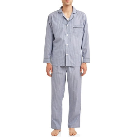 Hanes Men's Woven Pajama Set