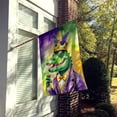 thumbnail image 6 of Alligator King of Mardi Gras House Flag 28 in x 40 in, 6 of 7