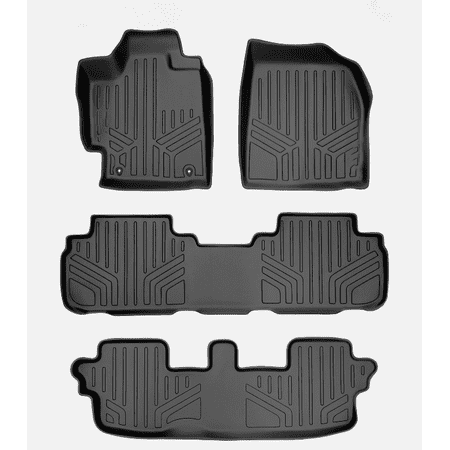 Fit For Toyota Highlander 2008-2013 Custom Fit Floor Mats 3 Row Liner Set Fit For Toyota Highlander 2008-2013 Custom Fit Floor Mats 3 Row Liner Set