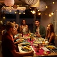 thumbnail image 2 of Outdoor String Lights - Waterproof Globe Patio Lights 30 Ft with 10 G40 Shatterproof LED Bulbs, Connectable Commercial Hanging Light for Backyard, Bistro, Porch, Cafe, Deck, Garden, 2 of 6