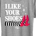 thumbnail image 3 of The Wizard Of Oz - I Like Your Shoes Ruby Slippers - Women's Short Sleeve Graphic T-Shirt, 3 of 5