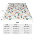 thumbnail image 3 of Fuzoiu Ragonfly And Ladybug Print Ultra-Soft Micro Fleece Blanket,All Seasons Flannel Throw, Lightweight Blanket for Bed, Sofa, Couch, Movie Night, Camping, and Travel-40"x30", 3 of 7
