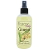 Ginger Body Spray, Eclectic Lady, Hydrating Mist, Unisex (Double Strength), 8 oz