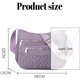 thumbnail image 3 of Bolso bandolera para mujer, moderno, multibolsillos, de nailon, de gran capacidad, impermeable, con asa superior, 3 of 7