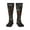 3 Black, variant on Spider Web Pattern Women’s Knee High Crew Socks,Trouser Socks Comfortable, Breathable, Moisture-Wicking and Soft
