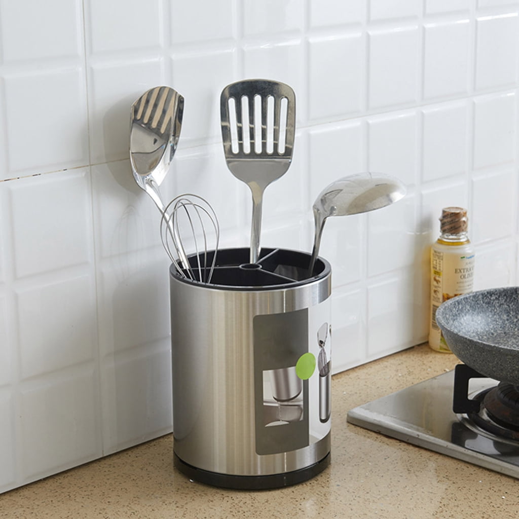 Kitchen Cutlery Organizer Knife Stand Utensil Holder for Countertop Flatware