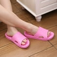 thumbnail image 2 of Litfun Shower Shoes for Women Men, Quick Drying Non Slip Bath Slippers, Shower Sandals with Drain Holes, Hot Pink, 2 of 8