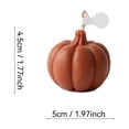 thumbnail image 2 of Halloween Scented Candle, Pumpkin Shaped Aromatherapy Soy Wax, 1 Pack Brown Decorative 2.8 inch Festive Candle, for Home Desktop Halloween Party Indoor Ambient Decor Spooky Holiday Atmosphere Enhance, 2 of 5