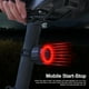 thumbnail image 2 of Luz trasera de bicicleta con sensor, luz trasera de bicicleta, luz de ciclismo, luz trasera inteligente recargable para bicicleta, luz inteligente para bicicleta con apagado automático, 2 of 7