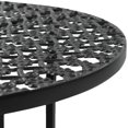 thumbnail image 2 of vidaXL Bistro Table Black 40x70 cm Metal, 2 of 4