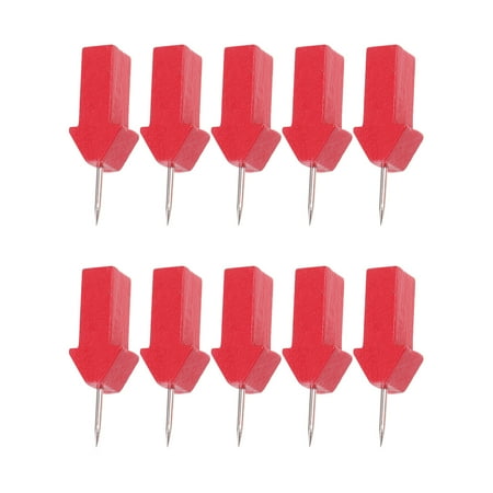 

Weijiyouyu 25Pcs Creative Bedside Durable Drawing Board Wood Tables Decorative Thumbtack Cork Pushpin Broches Nails(Red)