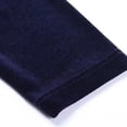 thumbnail image 4 of Mens Casual Velvet V-Neck Pullover Long Sleeve Jumper Blouse Tops Warm T-Shirt, 4 of 8