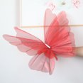 thumbnail image 1 of Mariposa de seda colorida para vestido de boda al aire libre, fotografía de belleza, ventana, decoración de boda, mariposa tridimensional de 50 cm, 1 of 6
