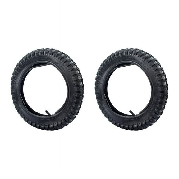2X Motorcycle Bike 12 1/2X2.75 Tire Inner Outer Tire for 47Cc 49Cc Dirt Pit Bike Motorcycle Bike